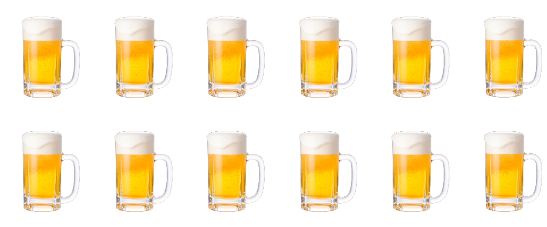 ビール12杯