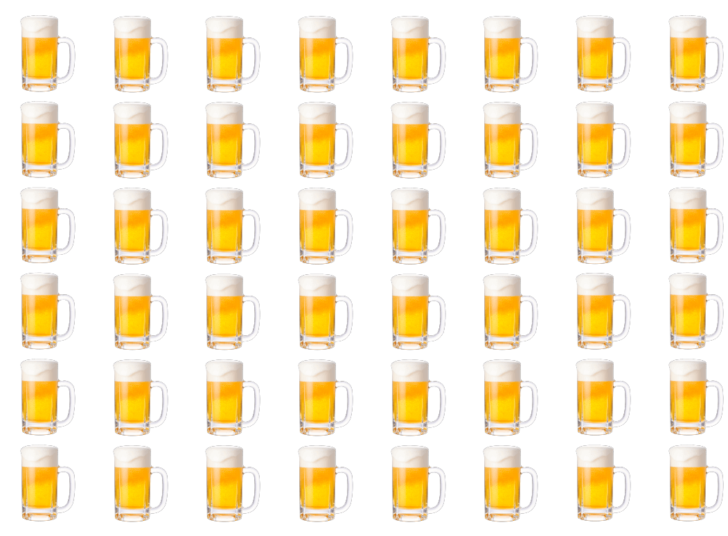 ビール48杯